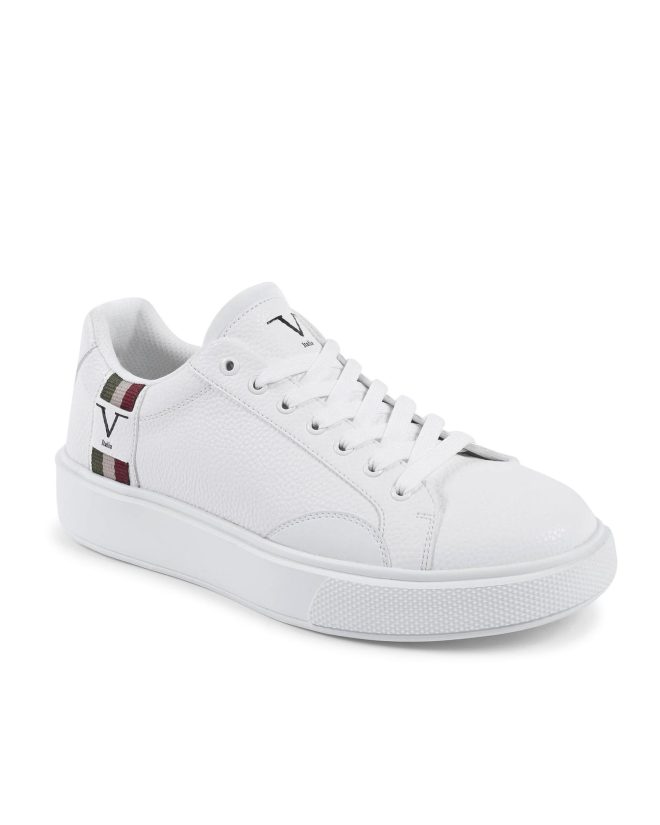 Synthetic Leather Sneakers – 39 EU