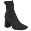 Fabric Ankle Boot with 9cm Heel – 36 EU