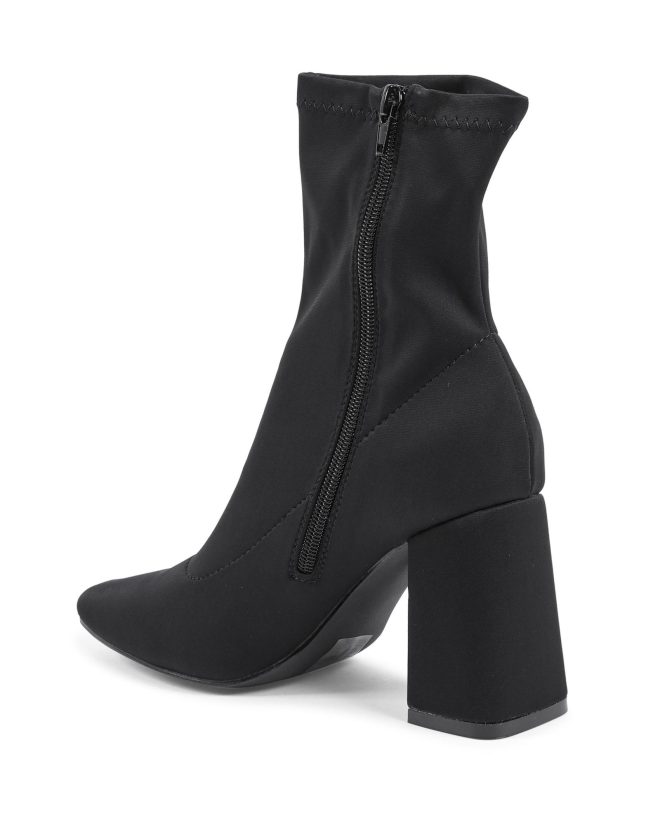 Fabric Ankle Boot with 9cm Heel – 36 EU