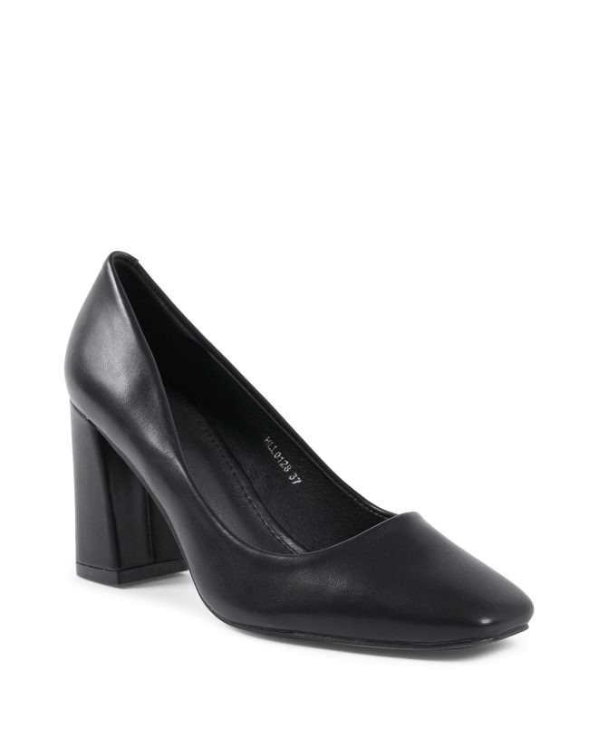 Synthetic Leather High Heel Pump – 36 EU