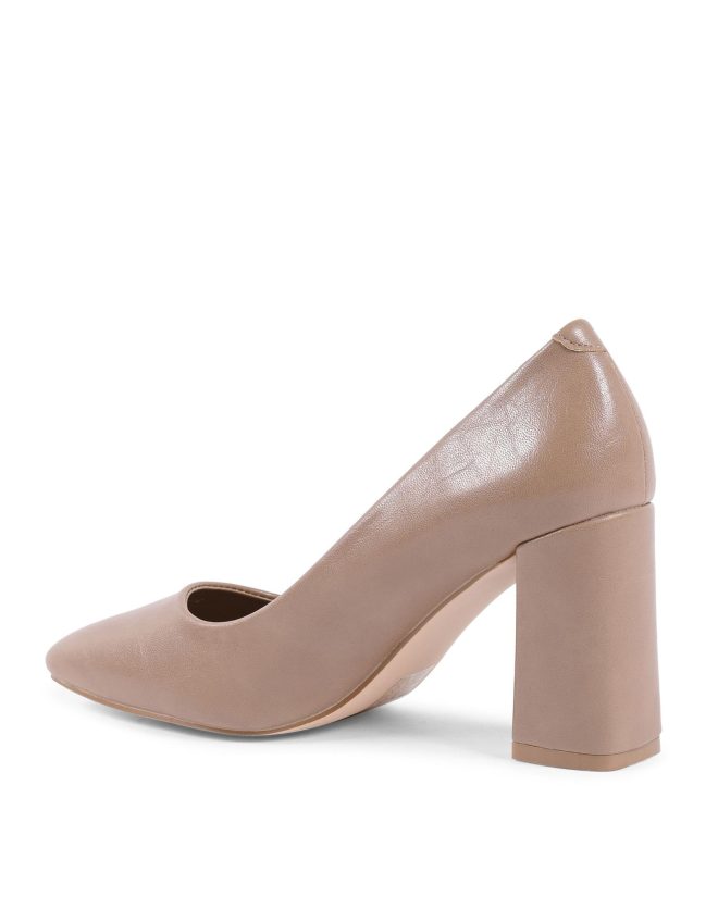 Synthetic Leather Pump with 8 cm Heel – 36 EU