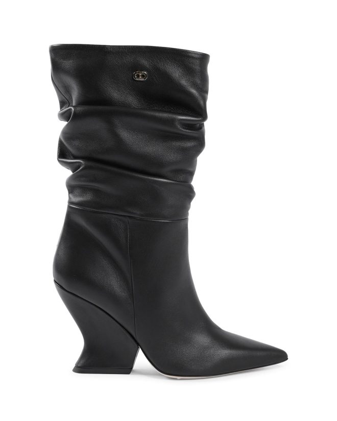 Point Toe Wedge Boots – 38 EU