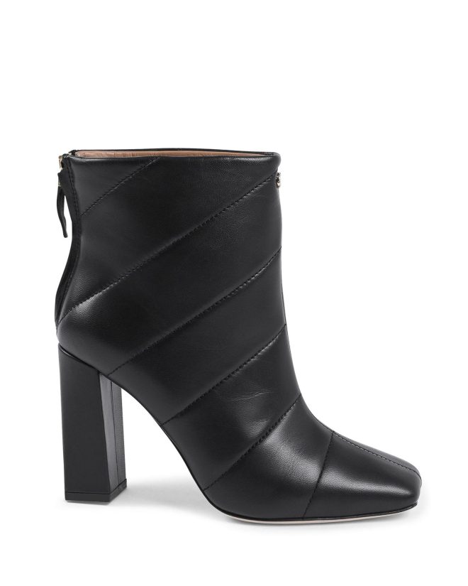 Quilted Leather Ankle Boots – 37 EU