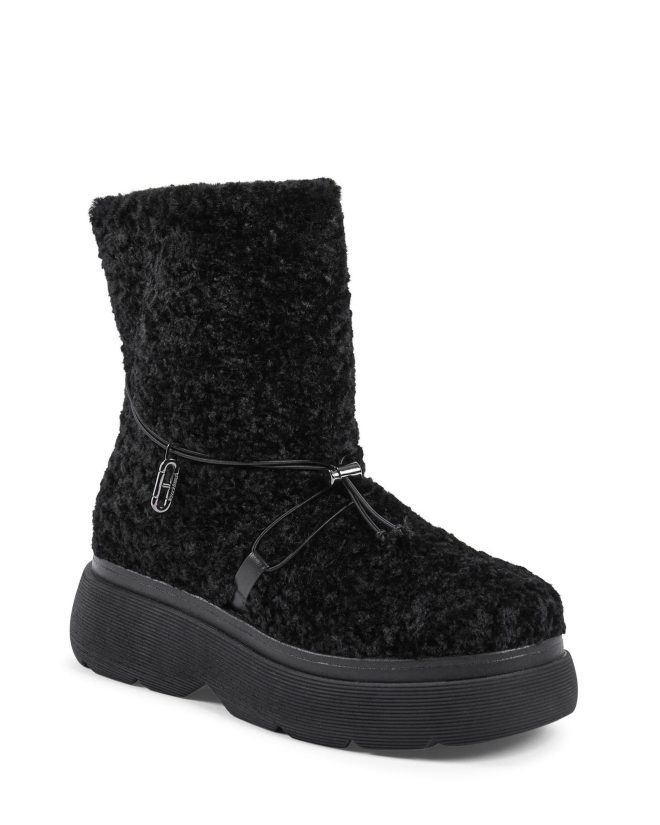 Modern Shearling Ankle Boot with Rubber Soles – 36 EU