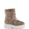 Faux Shearling Short Platform Boot – 37 EU