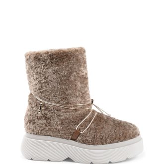 Faux Shearling Short Platform Boot