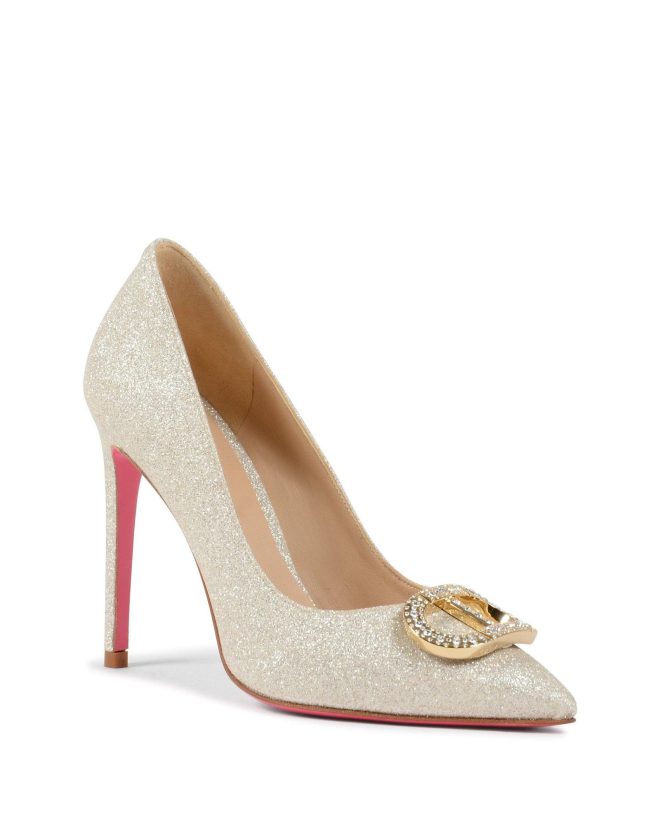 Glitter Logo Pump – 37 EU