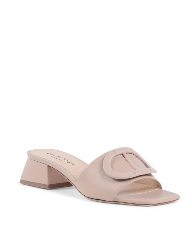 Logo Leather Mule Sandals – 35 EU