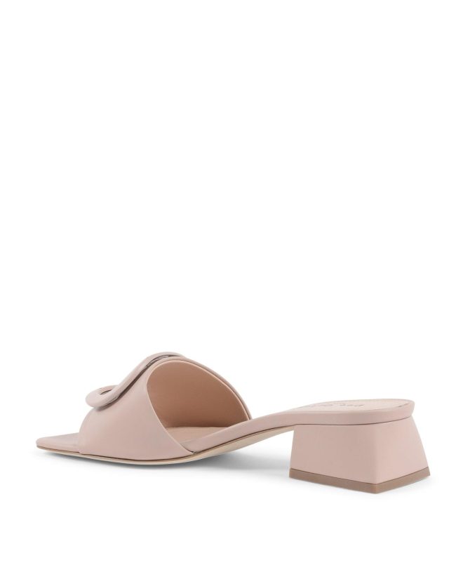 Logo Leather Mule Sandals – 35 EU