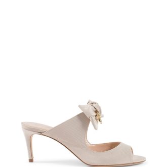 Grosgrain Bow Heel Mule