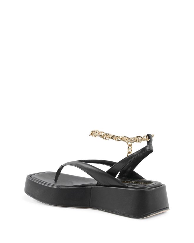 Gold Chain Wedge Sandal – 35 EU