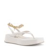 Gold Chain Wedge Sandals – 35 EU