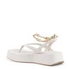 Gold Chain Wedge Sandals – 35 EU