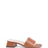 Leather  Sandals with 4cm Heel – 36 EU