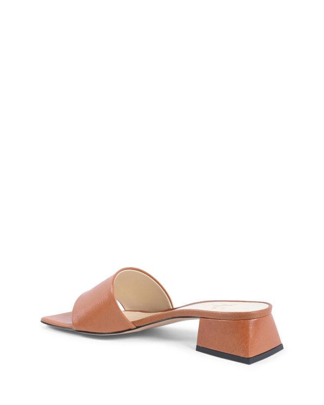 Leather  Sandals with 4cm Heel – 36 EU