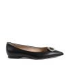 Capretto Leather Ballerina Flat – 35 EU