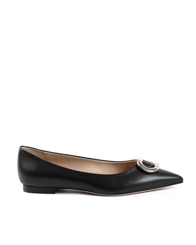 Capretto Leather Ballerina Flat – 35 EU