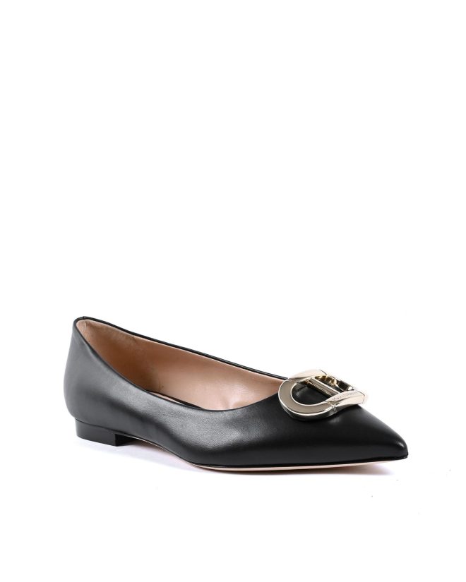 Capretto Leather Ballerina Flat – 35 EU