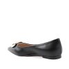 Capretto Leather Ballerina Flat – 35 EU