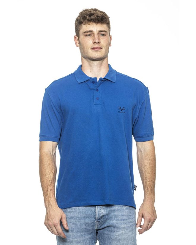 Polo Shirt with Embroidered Detailing – L