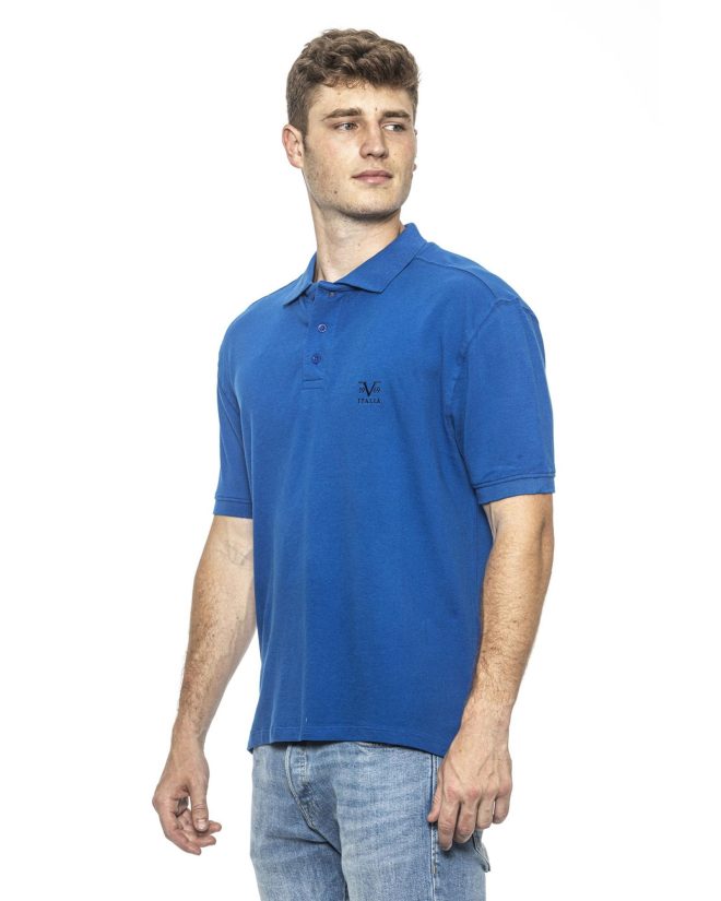 Polo Shirt with Embroidered Detailing – L