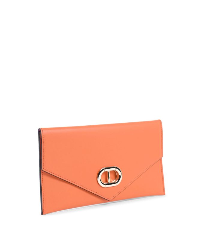 Italian Leather Envelope Clutch – One Size