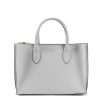 Structured Italian Leather Tote Bag – One Size