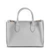 Structured Italian Leather Tote Bag – One Size