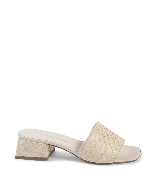 Natural Raffia Mule – 36 EU