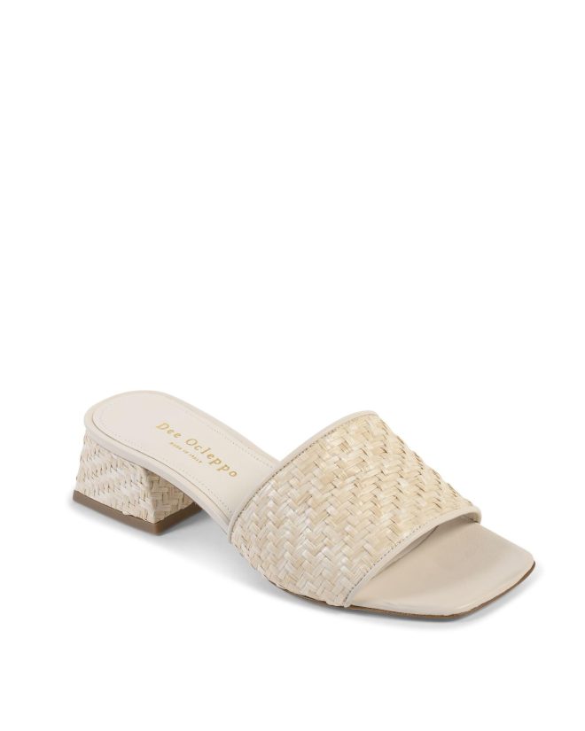 Natural Raffia Mule – 36 EU