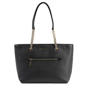 Leather Chain Tote Bag – One Size