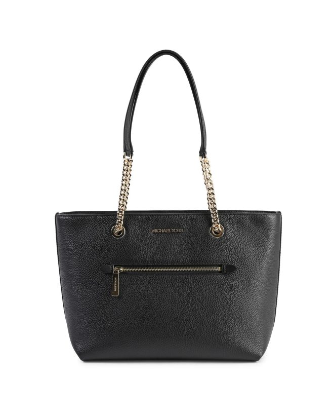 Leather Chain Tote Bag – One Size