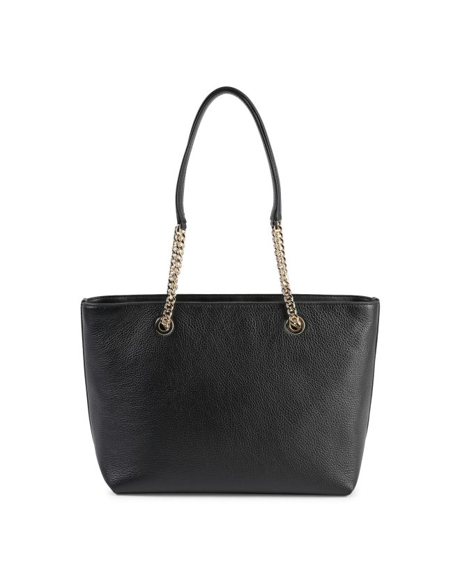 Leather Chain Tote Bag – One Size