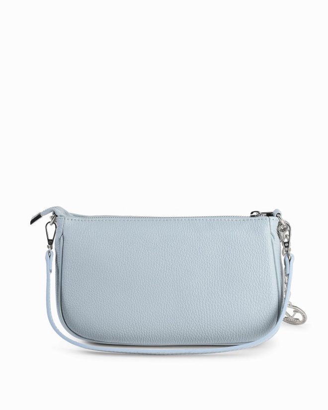 Blue Leather Mini Bag – One Size