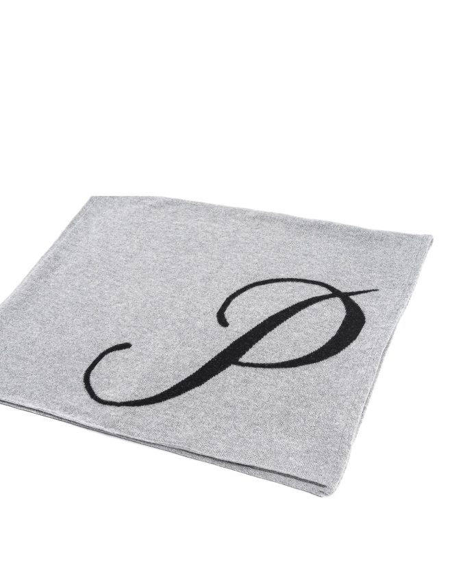 Monogrammed Cashmere Letter Scarf – One Size