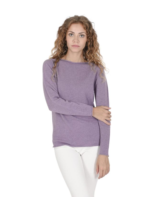 Cashmere Boatneck Sweater – Italian Craftsmanship – L