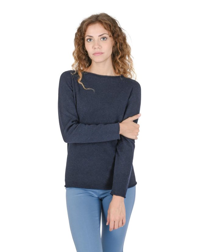 Cashmere Boatneck Sweater – S