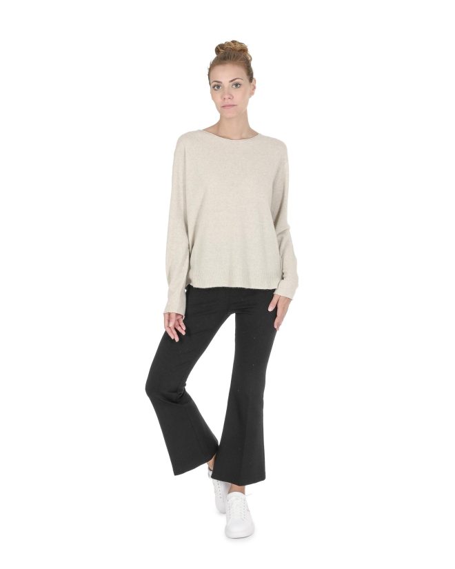 Cashmere Boatneck Sweater – M