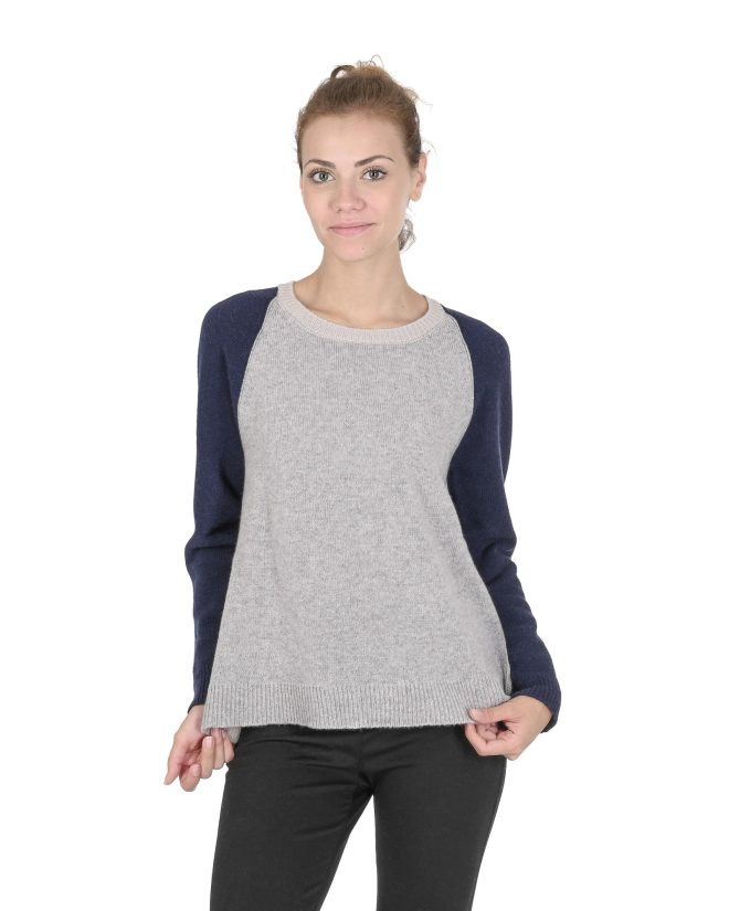 Premium Italian Cashmere Round Neck Sweater – 42 EU