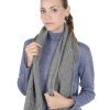 Elegant Italian-made Cashmere Blend Scarf – One Size