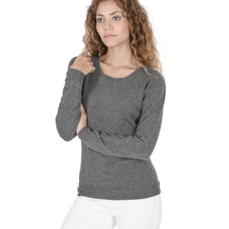 Cashmere Square Neck Sweater – Premium Italian Quality