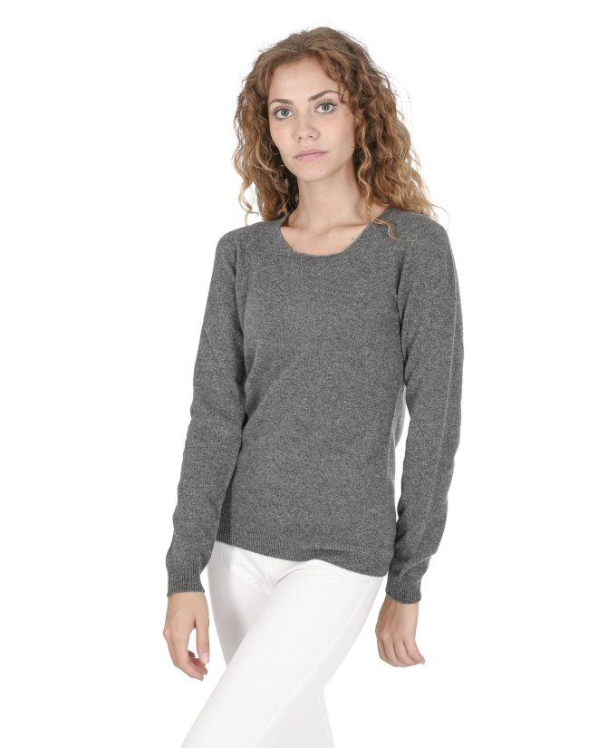 Cashmere Square Neck Sweater – Premium Italian Quality – 42 EU