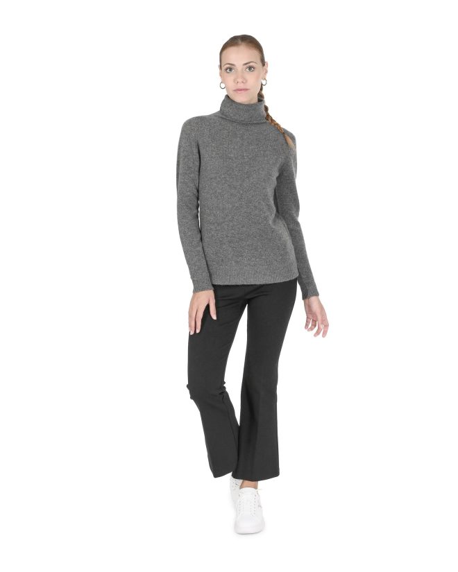 Cashmere Womens Turtleneck Sweater – 40 EU