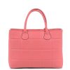 Leather Pink Handbag – One Size