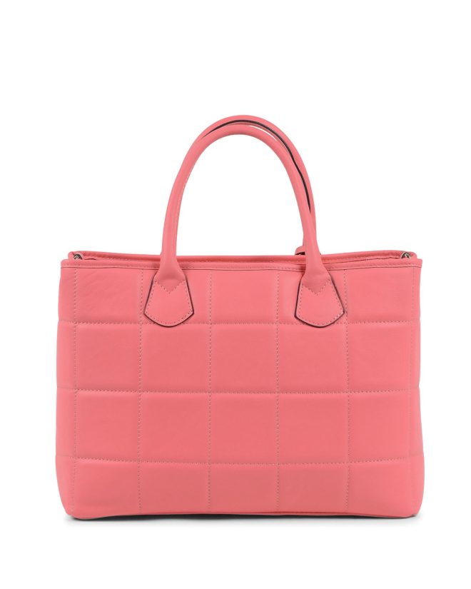 Leather Pink Handbag – One Size