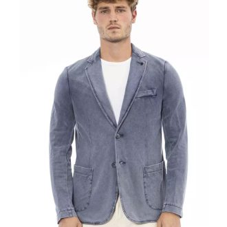 Button-Up Jacket with Front Pockets