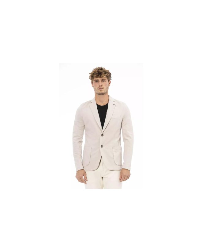 Classic Button Closure Jacket with Front Pockets – 46 IT