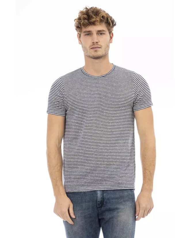 Crew Neck Short Sleeve T-shirt – L