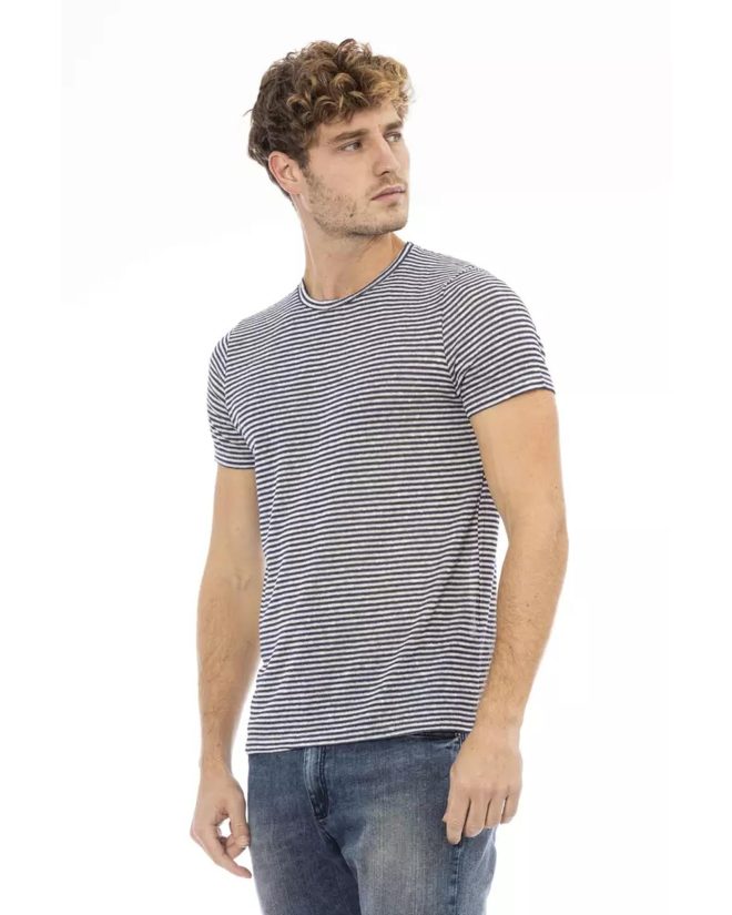 Crew Neck Short Sleeve T-shirt – L