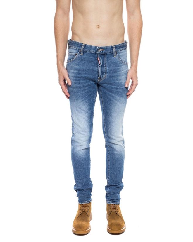 Distressed Cool Guy Jeans with Tapered Legs – 48 IT